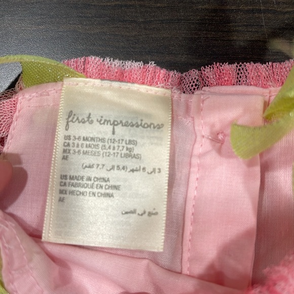 Infant pink dress - Picture 2 of 2